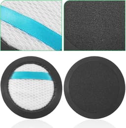 3 stuks - stofzuigerfilterset - 2 front engine filters + 1 hygiënefilter - geschikt voor AEG Ultimate 8000 - regelmatige filtervervanging - stofzuiger reserveonderdelen filter - stofzuigeraccessoires - voor slaapkamer, woonkamer, garage — thumbnail 8