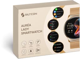 Siltcon® Auréa Smartwatch Dames - Horloge Dames - Stappenteller Horloge Dames - Hartslagmeter - Slaapmonitor - Saturatiemeter - Geschikt voor iOS/Android - AMOLED - RVS - Elke pols - Incl. 5 Bandjes — thumbnail 10