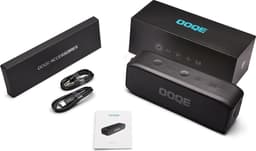 OOQE PRO S9 - Bluetooth Speaker - Draadloos - Ingebouwde Basradiator - Zuivere Bas - 20 uur Batterijduur - Microfoon - Handsfree Bellen - Stootbestendig - Waterbestendig - Geschikt Voor Binnen en Buitengebruik – Zwart — thumbnail 8