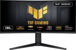 ASUS TUF Gaming VG34VQL3A - WQHD Ultrawide Gaming Monitor - 180hz - USB-hub - 34 Inch — thumbnail 1