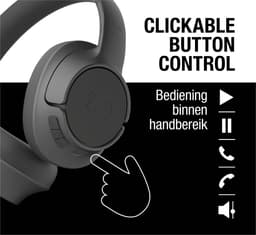 Fresh ‘n Rebel Clam Fuse – Draadloze Bluetooth Koptelefoon met Active Noise Cancelling - 45 uur Speelduur - Storm Grey — thumbnail 5