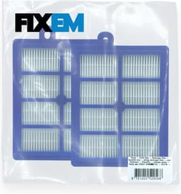 Fixem® - Geschikt voor philips stofzuiger filter Performer - PowerPro - Jetmaxx series HEPA filter - 2 stuks - Gelijk aan FC8031 - FC8031/01 - AFS1W - EFH12W — thumbnail 4