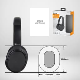 Denver Bluetooth Koptelefoon - Active Noise Canceling - Draadloos - Handsfree Bellen - BTN210 — thumbnail 7
