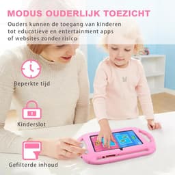 Kindertablet - Tablet voor Kinderen - 7 Inch - Ouderlijk Toezicht - 32GB Opslag — thumbnail 2