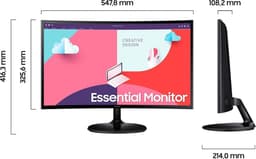 Samsung LS24C364EAUXEN - Curved Full HD Monitor - 75hz - FreeSync - 24 inch — thumbnail 11