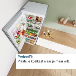 Bosch KGN362LBF - Serie 4 - Koel-vriescombinatie - Total no Frost; Nooit meer ontdooien - VitaFresh XXL 0°C: houd etenswaren langer vers met extra ruime vershoudlades- Energielabel B - RVS look — thumbnail 4