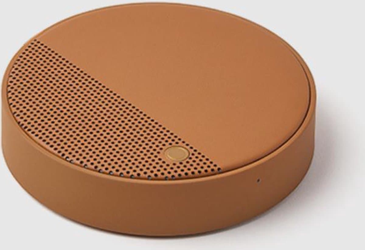 Lexon Design OSLO Energy + QI Charger Speaker - Camel — afbeelding 1