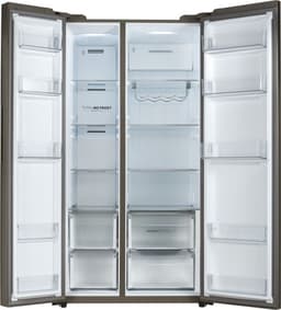 Haier HSW59F18DNMM - Amerikaanse koelkast - 615L - 90 cm - Total No Frost - Energieklasse D - Vochtigheidsregeling voor verser voedsel - Inox Look - 10 Jaar Garantie op onderdelen — thumbnail 3