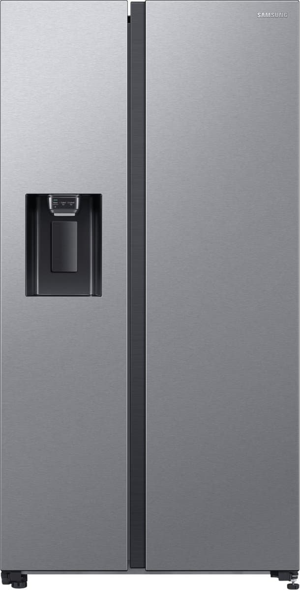 Samsung RS65DG54M3SL, Vrijstaand, Amerikaanse deur, Roestvrijstaal, Stainless steel, Deur-op-deur, Binnenin — afbeelding 1