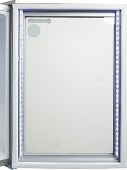 Gastro-Cool KW65 - Mini koelkast met glazen deur 62 Liter - Zilver/Zilver/Wit 204401 — thumbnail 3
