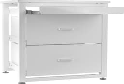 Wasmachine verhoger Wim, verstelbaar, met twee houten laden en schuif — thumbnail 6