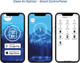 Clean Air Optima® CA-503T Compact Smart - Intelligente HEPA UV-C Ionisator Luchtreiniger - 360° Airflow - Ultrastil met sleepmode! <10dB(A)! — thumbnail 6