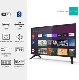 ANTTEQ AG24F1DCU - Android TV 24 inch (61 cm)Smart TV - met Google Assistant, Chromecast, Netflix, Prime Video, Google Play Store,Disney+, Wi-Fi, Triple Tuner, Android TV 11 — thumbnail 4
