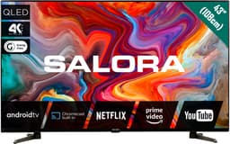 Salora 43QLEDTV - 43 Inch Smart TV - 4K QLED - Smart TV - Televisie - 2025 — thumbnail 1