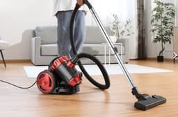 Swiss Pro+ Stofzuiger Zonder Zak - Red - Stofzuigers - Vacuum Cleaner Zakloos - 1600W - Sterke Zuigkracht - HEPA Filter - Compact, Licht & Krachtig - Gemakkelijk Schoon Te Maken — thumbnail 11