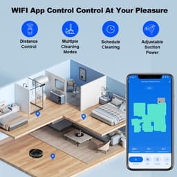 LIECTROUX N7S-U – 2-in-1 Robotstofzuiger en Laveur met Gyroscoop Navigatie, 5200 mAh, App/Alexa/Google Besturing — thumbnail 2