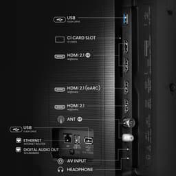 Hisense 75E7Q PRO - 75 inch - 4K QLED - 144hz - 2025 - Smart TV — thumbnail 6
