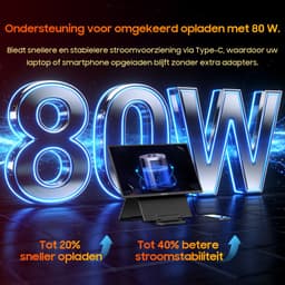Blackview Table 10 Portable Monitor - 23,8 Inch Full HD Draagbare monitor - Draagbaar scherm met USB-C & HDMI - Plug & Play — thumbnail 4