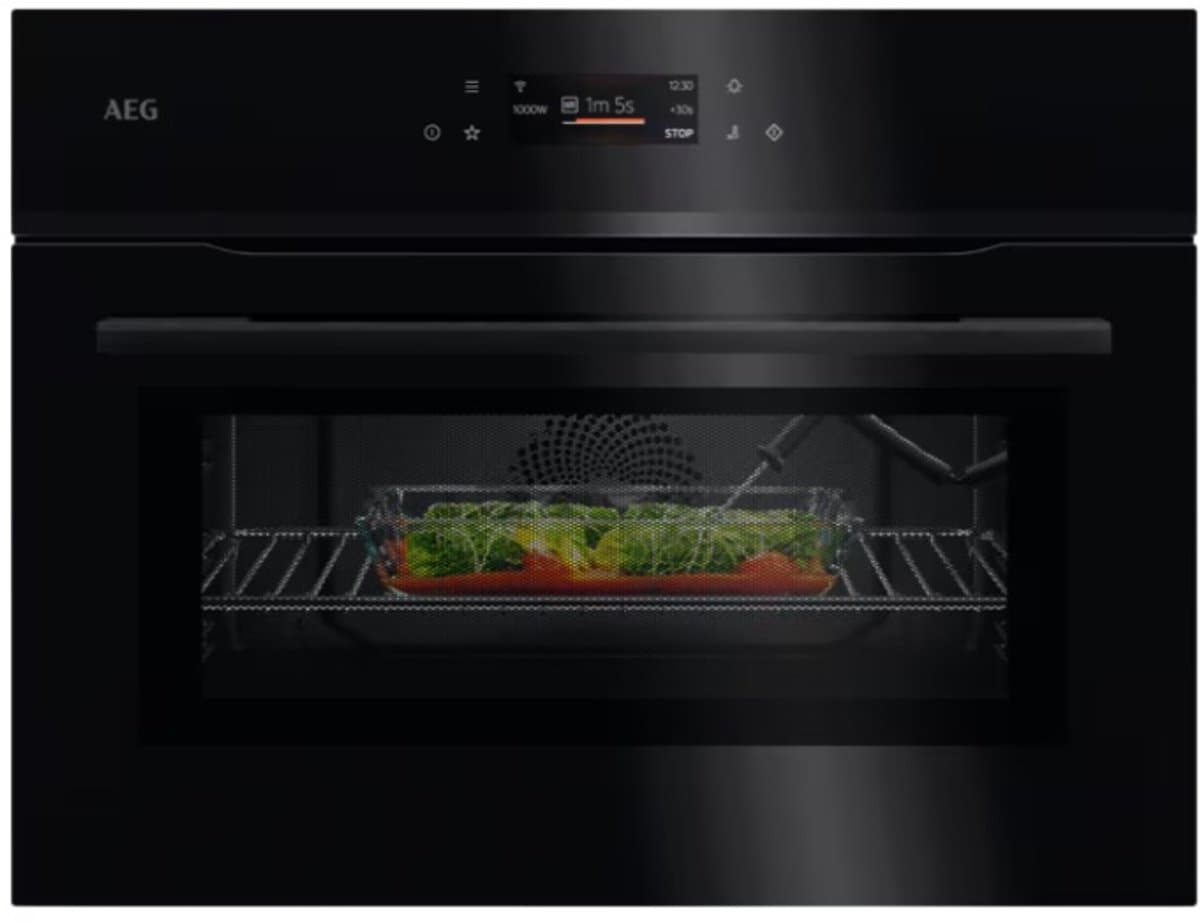 AEG NKK8N601B - Serie 8000 - inbouw combi oven (45 cm) — afbeelding 1
