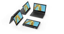 Lenovo 300e (AMD) AMD 3015e Laptop 29,5 cm (11.6") 4 GB - 64 GB - Wi-Fi 5 (802.11ac) Windows 11 SE Zwart — thumbnail 4