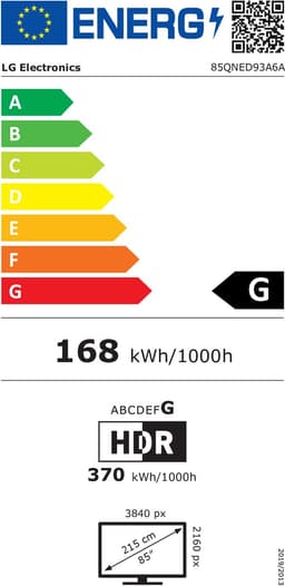 LG 85QNED93A6A - 85 inch - 4K QNED Evo MiniLED - 2025 — thumbnail 8