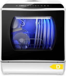 AMA® Mini Vaatwasser - Vaatwasser - Tafelvaatwasser - 42.5x42.8x45.8cm - 5 Liter — thumbnail 1