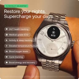 Withings ScanWatch - Nova Brilliant - 39mm - Hybride Smartwatch - Titanium Grijs — thumbnail 8