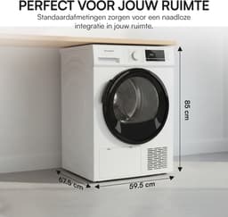 Heinner HHPD-M10G5PBKD++ Warmtepompdroger - 10 kg - 16 Programma’s - Anti-kreuk - LED-display - 5 Jaar Garantie — thumbnail 7