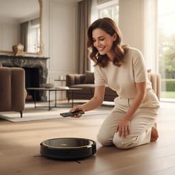 AG6000 Robotstofzuiger met Dweilfunctie - 120minuten - Met Oplaadstation - Robotstofzuigers - Huisdieren - met Dweil - Luxe Robotstofzuiger - Dweilrobot - Automatisch opladen - met App of afstandsbediening te gebruiken - 2500Mah - Ring Design — thumbnail 5