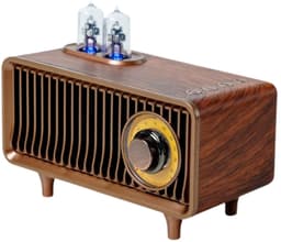 Retro Bluetooth Speaker met FM Radio & RGB Licht – 5W Stereo – Bluetooth 5.4 – TWS Pairing – Retro Tube Design — thumbnail 4