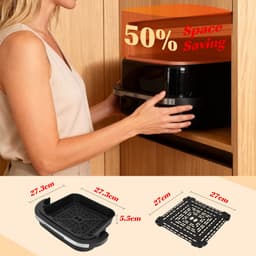 Aigostar Airfryer XL Surface - 4L - Voor Pizza - Zwart — thumbnail 11