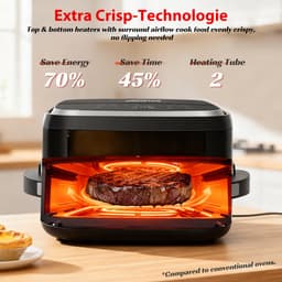 Aigostar Airfryer XL Surface - 4L - Voor Pizza - Zwart — thumbnail 5
