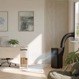 MOA Mobiele Airco - 9.000 BTU - 3-in-1 - Met Afstandbediening - Tot 30m² - Airconditioner met Ontvochtigingsfunctie - Raamafdichtingskit - Zwart — thumbnail 12
