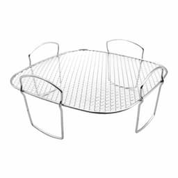 Grillrooster - Grillrooster voor airfryer - Geschikt voor grillroosters van heteluchtfriteuses - Geschikt voor Cosori 5.5L, 6.4L, XXL, Ninja Speedi AF180EU, Philips XXL airfryers, enz. - Roestvrij staal — thumbnail 1