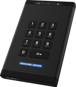 SecureDrive KP 2TB HDD - PIN code - FIPS 140-2 Level 3 validated — thumbnail 2