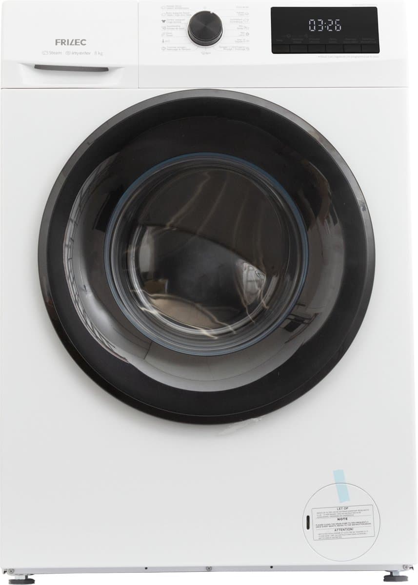 Frilec KOBLENZ8114WA-010 - Wasmachine - Energielabel A - 5 Jaar garantie - 1400 toeren - Met startuitstel - 15 Wasprogramma's — afbeelding 1