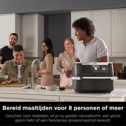 Ninja Foodi AF500EU Mega Dubbele Airfryer XXL - 10.4 Liter - Twee Kookvakken of Één MegaZone - Heteluchtfriteuse — thumbnail 14