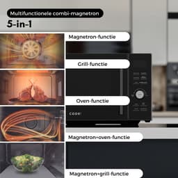COOK-IT Combi Magnetron Vrijstaand 25L - Heteluchtoven en Grill - 25L — thumbnail 4