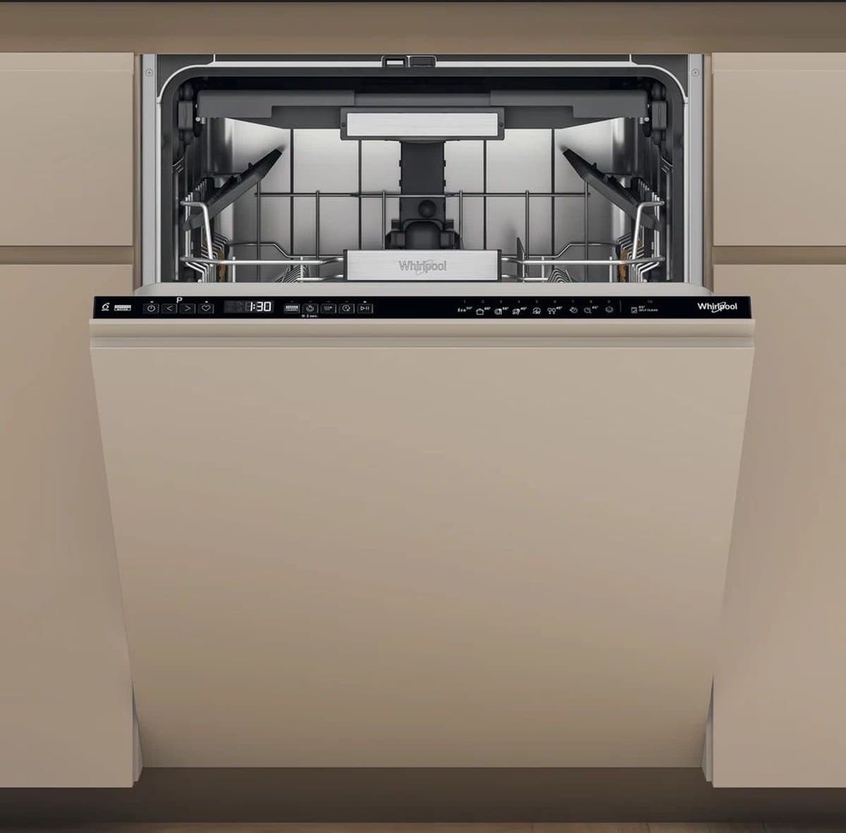 Whirlpool | W7IHP40LC | inbouw vaatwasser | Besteklade | Automatische deuropening - Zeer stille machine met 40 dB(A)! — afbeelding 1