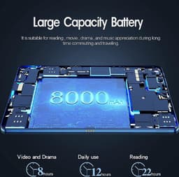 Elementkey Ai-Onyx Pro- 4G LTE + GPS - Android 13 Tablet - 16GB Ram - 512GB Opslag - 10.4" - 2000X1200 FHD - Scherm Octa Core CPU - Zilver — thumbnail 16