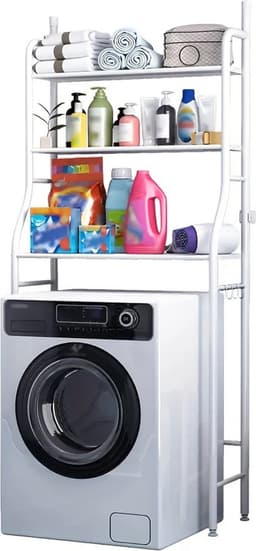 Wasmachine Kast - Ombouw - Meubel - Wasdroger - Kast Voor Wasmachine - Wasmachine En Droger Ombouw - Washing Machine Cabinet — thumbnail 4