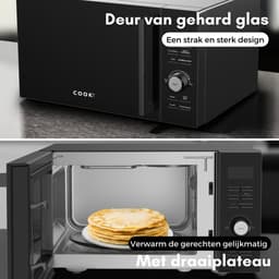 COOK-IT Combi Magnetron Vrijstaand 25L - Heteluchtoven en Grill - 25L — thumbnail 7
