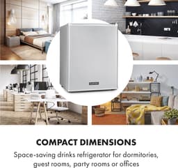 Klarstein Happy Hour minibar 40L 5-15°C 23 dB led-verlichting — thumbnail 10