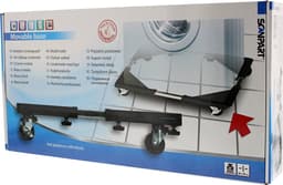 Scanpart wasmachine verhoger met wielen - 10 centimeter verhoging - Maximaal 138 kg - 56 x 56 cm - Universeel — thumbnail 2
