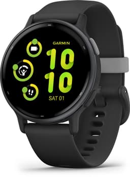 Garmin Vivoactive 5 - Sporthorloge - AMOLED-Scherm - 42 mm - Zwart — thumbnail 1