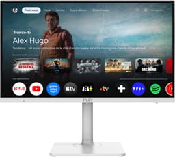 MSI Modern MD272UPSW - Smart 4K UHD Monitor - 60Hz - 27 Inch - Google TV - USB Type-C PD 65W - 4 Way Adjustable — thumbnail 9