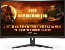 YOR® Gaming Monitor 240hz - Gaming Monitor - Zwart - ‎‎10cm x 48cm x 50cm — thumbnail 4
