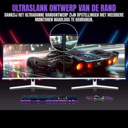 Zyrex® Gaming Monitor 240hz - Gaming Monitor -Zwart - ‎‎18cm x 62cm x 45cm — thumbnail 4