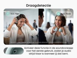 soundcore Space 2 by Anker, Active Noise Cancelling Koptelefoon, Comfortabele Pasvorm, 50H Speeltijd, LDAC Hi-Res Draadloze Audio, Dual Connection, Helderre Gesprekken, Bluetooth 6.1, Nap Mode, Draagdetectie — thumbnail 4