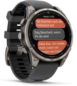 Garmin fenix 8 Pro - Smartwatch - 47 mm - AMOLED - Ingebouwde inReach® technologie - LTE connectiviteit - Tot 15 dagen batterijduur - Titanium — thumbnail 8